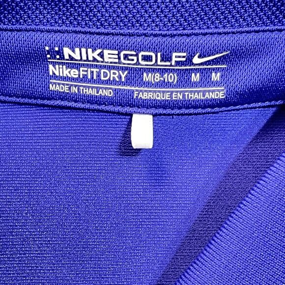 Nike Polo Womens Medium Purple U.S. Open Torrey Pines Golf Top Fit Dry Med - Picture 3 of 12